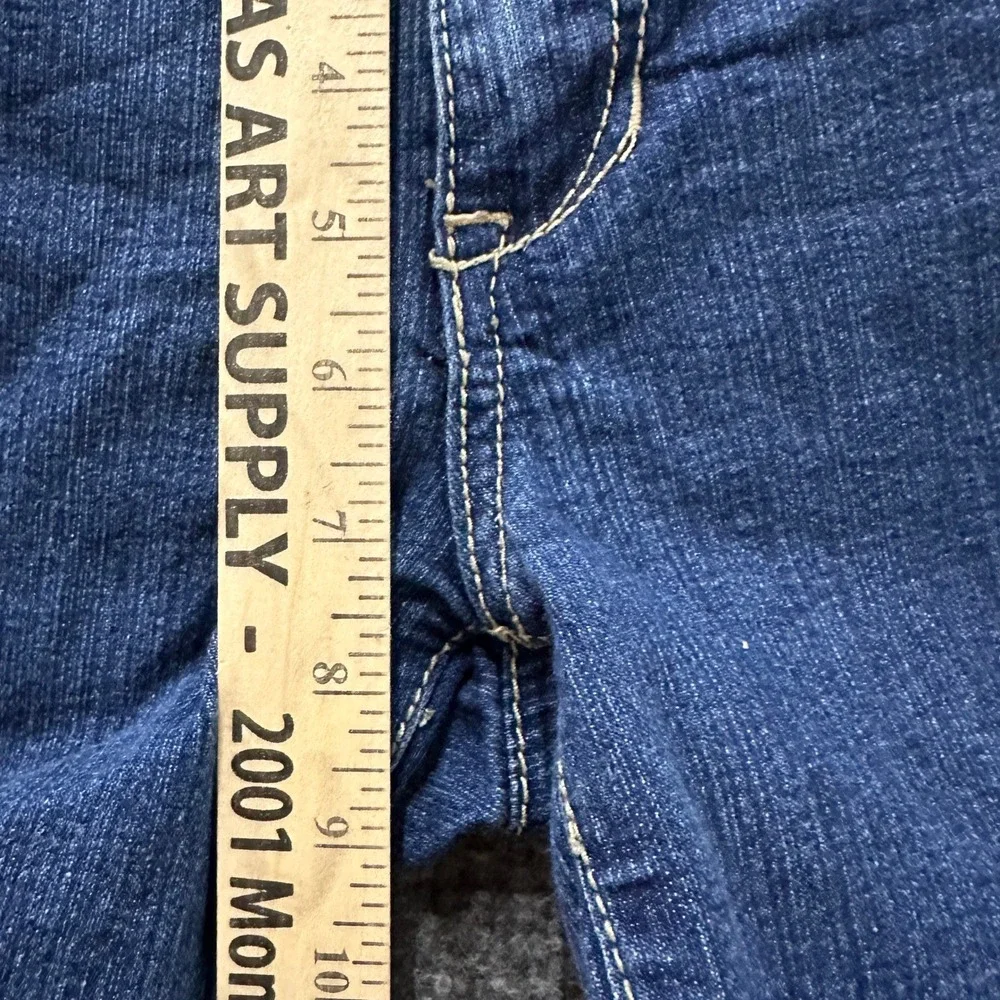 Southpole Denim Shorts Womens Size 7 Dark Wash Studded Y2K Streetwear Casual